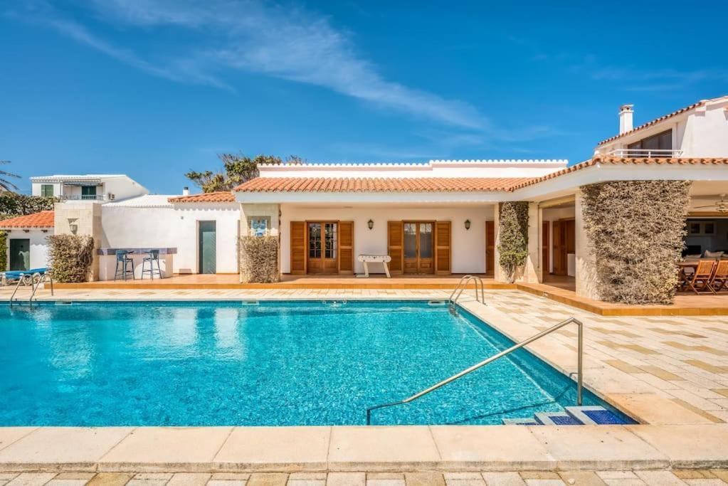 La Calma Espectacular Villa Con Jardin Y Piscina En Menorca S'Algar Exteriör bild