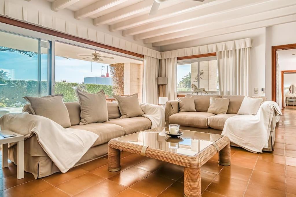 La Calma Espectacular Villa Con Jardin Y Piscina En Menorca S'Algar Exteriör bild