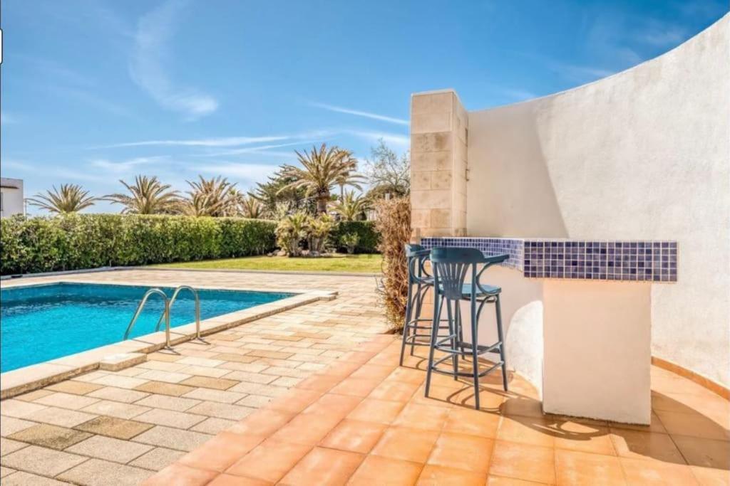 La Calma Espectacular Villa Con Jardin Y Piscina En Menorca S'Algar Exteriör bild