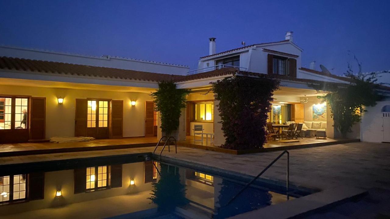La Calma Espectacular Villa Con Jardin Y Piscina En Menorca S'Algar Exteriör bild