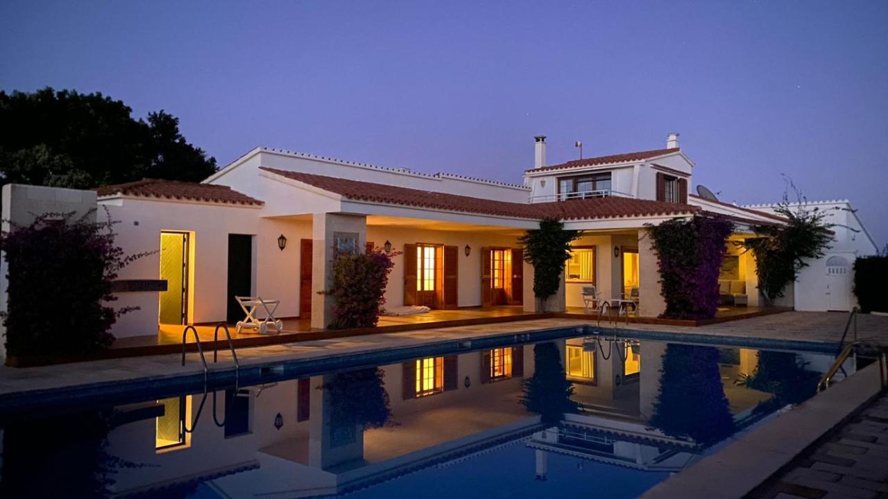 La Calma Espectacular Villa Con Jardin Y Piscina En Menorca S'Algar Exteriör bild