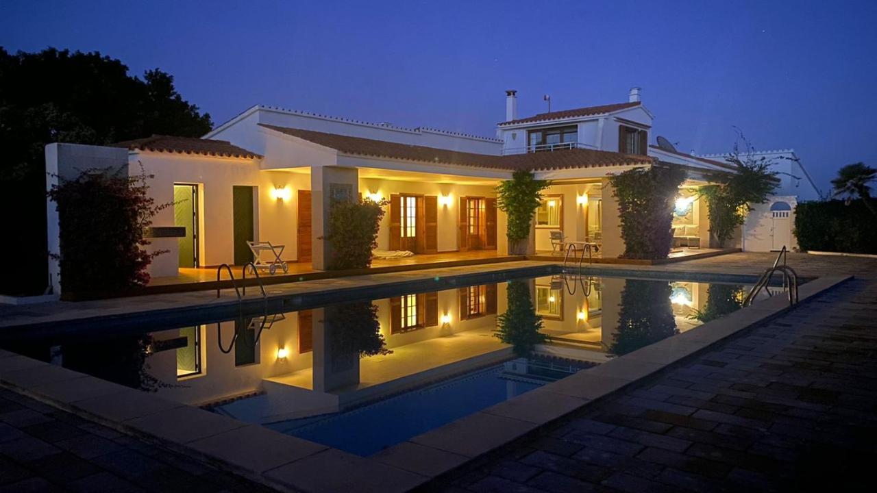 La Calma Espectacular Villa Con Jardin Y Piscina En Menorca S'Algar Exteriör bild